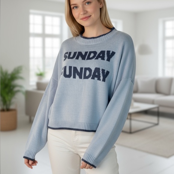Jessica Simpson | Sunday Funday Sweater NWT - Picture 1 of 11